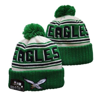Philadelphia Eagles Cuffed Knit Hat with Pom