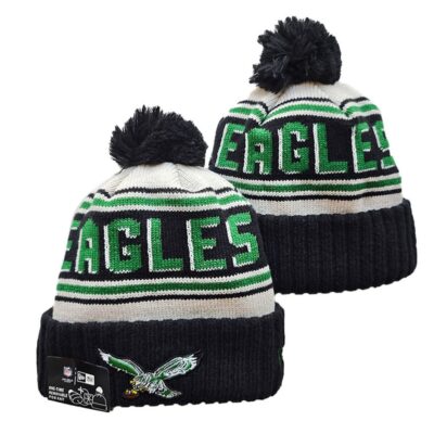 Philadelphia Eagles Cuffed Knit Hat with Pom