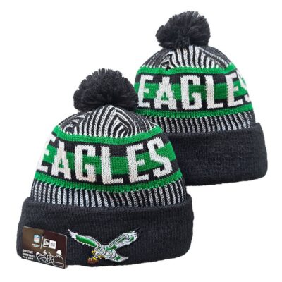Philadelphia Eagles Cuffed Knit Hat with Pom