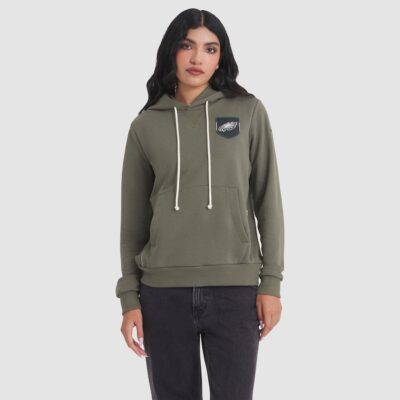 Philadelphia Eagles Women's 2025 Salute to Service Sideline Standard Issue Dri-FIT Hoodie - Olive
