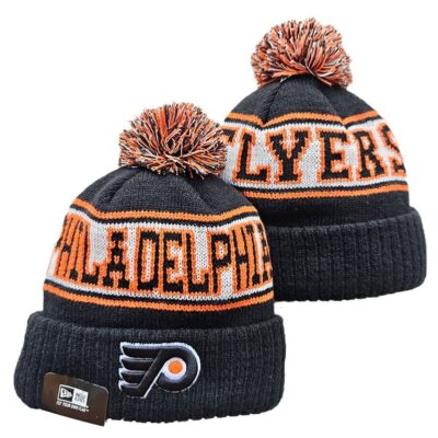 Philadelphia Flyers Cuffed Knit Hat with Pom