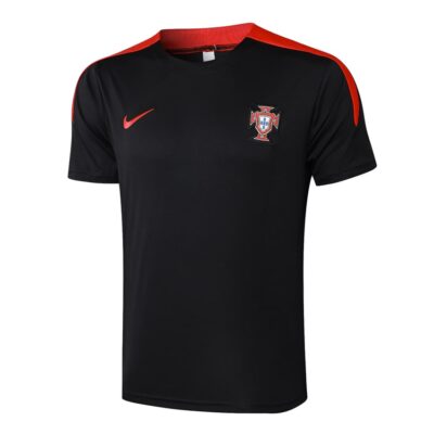 Alternative view of Portugal 2024 2025 Black Soccer Jersey Shorts Set