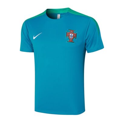 Alternative view of Portugal 2024 2025 Sky Blue Soccer Jersey Shorts Set