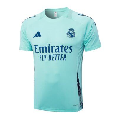 Alternative view of Real Madrid 2024 2025 Green Soccer Jersey Shorts Set