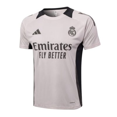 Alternative view of Real Madrid 2024 2025 Grey Pink Short Jersey Set