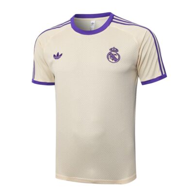 Alternative view of Real Madrid 2025 2026 Beige Purple Short Shirt Set