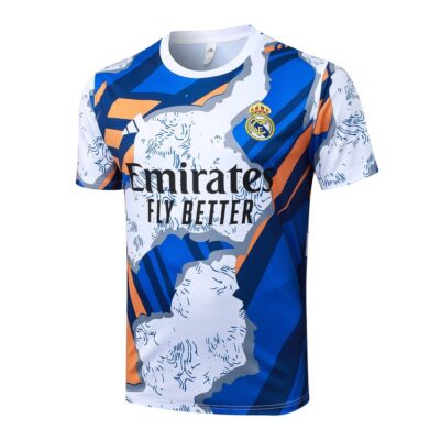 Alternative view of Real Madrid 2025 2026 Blue Spot Short Kit