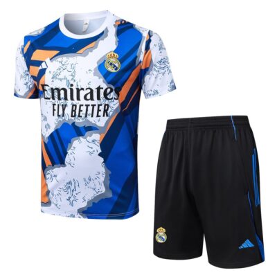 Real Madrid 2025 2026 Blue Spot Short Kit