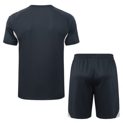 Real Madrid 2025 2026 Light Black Soccer Jersey Shorts Set - Image 4