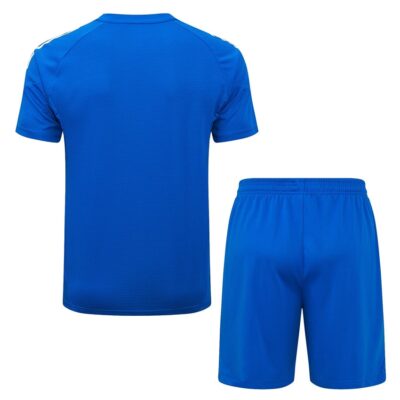 Real Madrid 2025 2026 Light Blue Soccer Jersey Shorts Set - Image 4