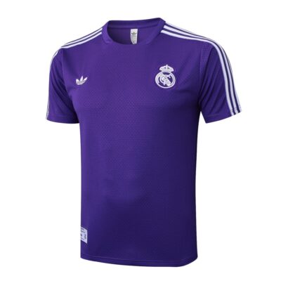 Alternative view of Real Madrid 2025 2026 Purple Soccer Jersey Shorts Set