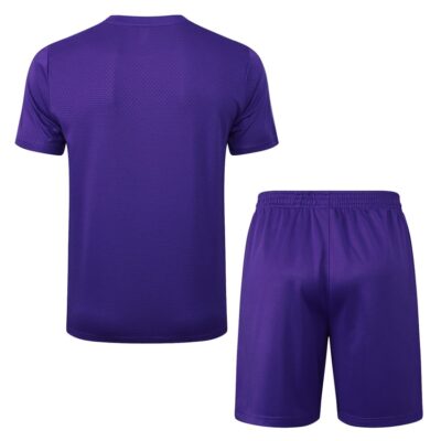 Real Madrid 2025 2026 Purple Soccer Jersey Shorts Set - Image 4