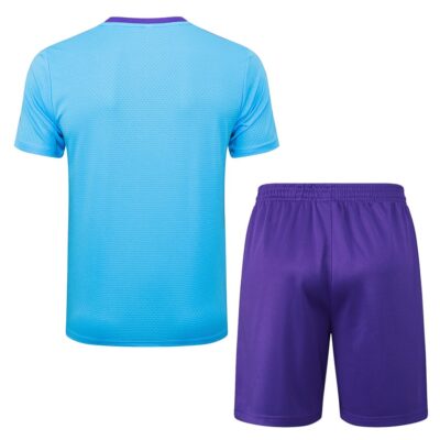 Real Madrid 2025 2026 Sky Blue Soccer Jersey Shorts Set - Image 4