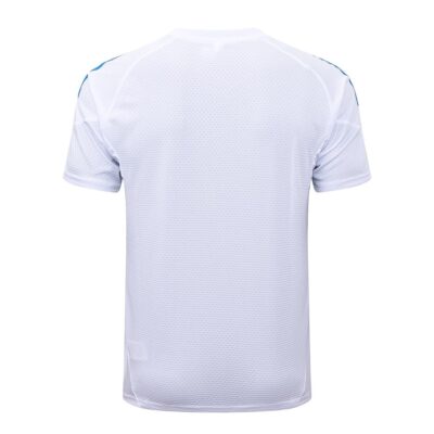 Real Madrid 2025 2026 White Blue Short Shirt Kit - Image 3