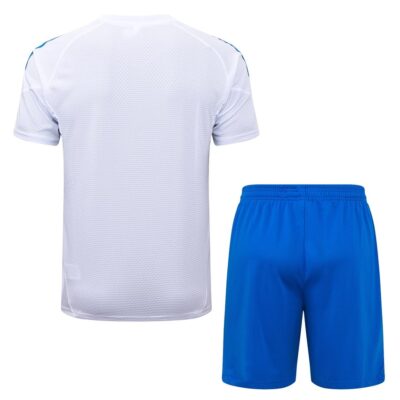 Real Madrid 2025 2026 White Blue Short Shirt Kit - Image 4