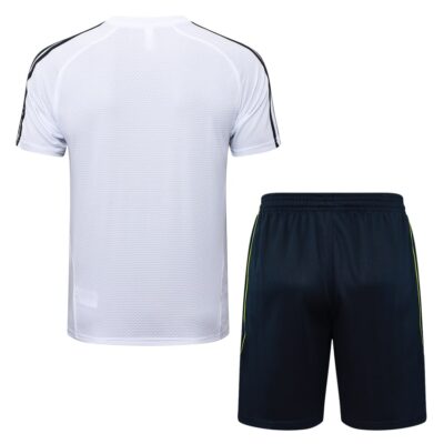 Real Madrid 2025 2026 White Soccer Jersey Shorts Set - Image 4