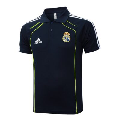 Alternative view of Real Madrid Polo + Pants 2025 2026 Black Night Training Tracksuit