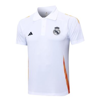 Alternative view of Real Madrid Polo + Pants Training Tracksuit 2024 2025 White