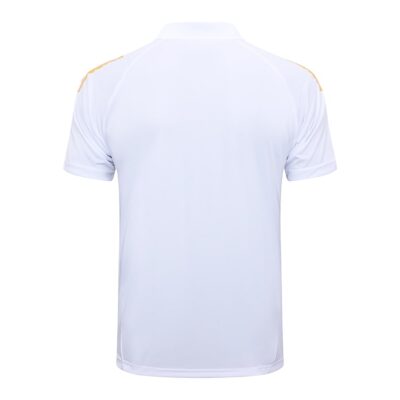 Real Madrid Polo + Pants Training Tracksuit 2024 2025 White - Image 3