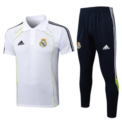 Real Madrid Polo + Pants Training Tracksuit 2025 2026 White
