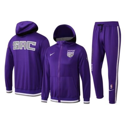 Sacramento Kings Hooded Tracksuit Set 22/23 - Purple