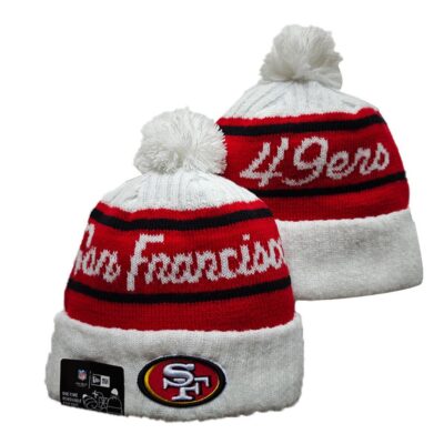 San Francisco 49ers Cuffed Knit Hat with Pom