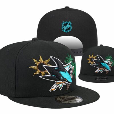 San Jose Sharks Snapback Hat Limited Embroidered Cap For Fans
