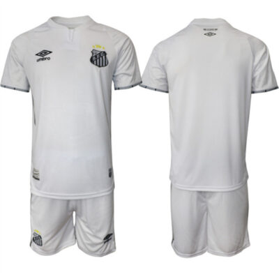 Santos F.C. Blank 25/26 White Home Soccer Jersey Suit