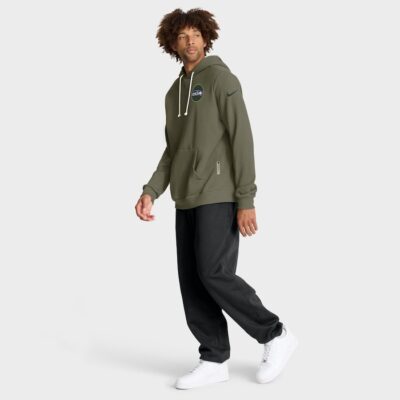 Seattle Seahawks 2025 Salute to Service Sideline Standard Issue Dri-FIT Hoodie - Olive - Image 3