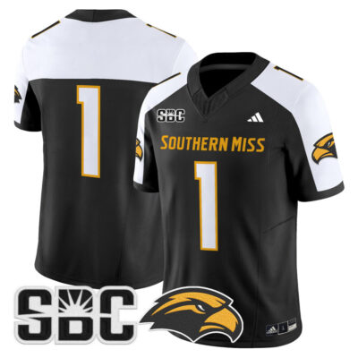 Southern Miss Golden Eagles 2025 Vapor Limited Jersey - Black Alternate #1 Team