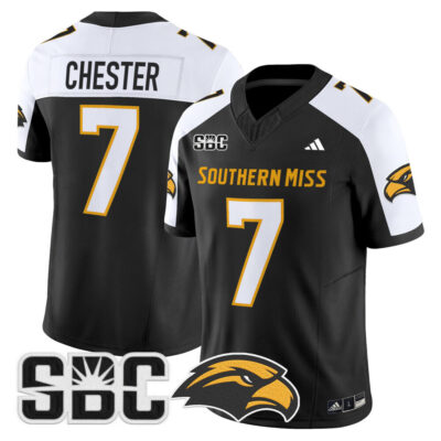 Southern Miss Golden Eagles 2025 Vapor Limited Jersey - Black Alternate Carl Chester