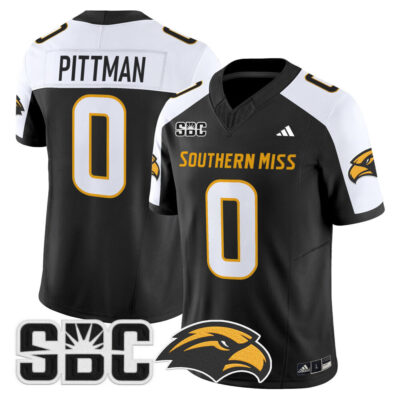 Southern Miss Golden Eagles 2025 Vapor Limited Jersey - Black Alternate Jeffery Pittman