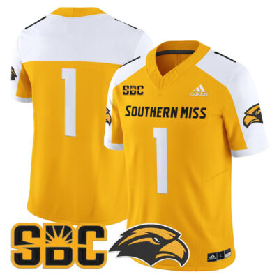 Southern Miss Golden Eagles 2025 Vapor Limited Jersey - Gold Alternate #1 Team