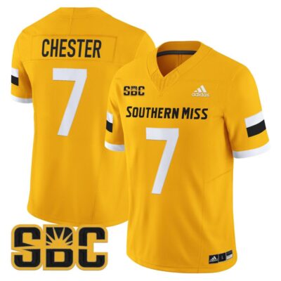Southern Miss Golden Eagles 2025 Vapor Limited Jersey - Gold Carl Chester
