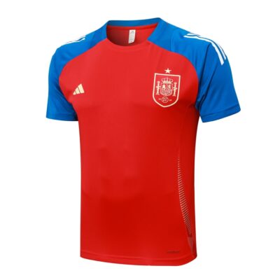Alternative view of Spain 2024 2025 Red Soccer Jersey Shorts Set