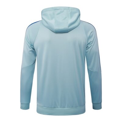 Spain 2024 2025 White Hooded Tracksuit Sweatshirt - Image 3