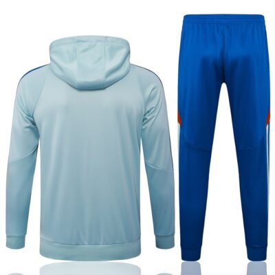 Spain 2024 2025 White Hooded Tracksuit Sweatshirt - Image 4