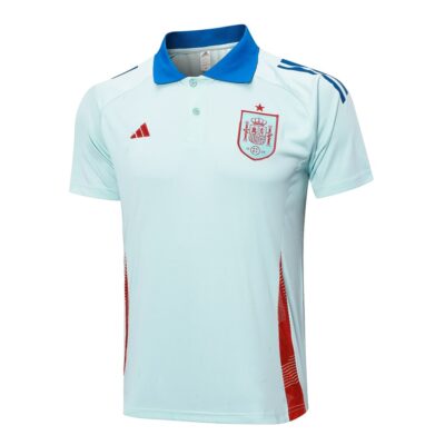 Alternative view of Spain Polo + Pants 2024 2025 White Training Tracksuit