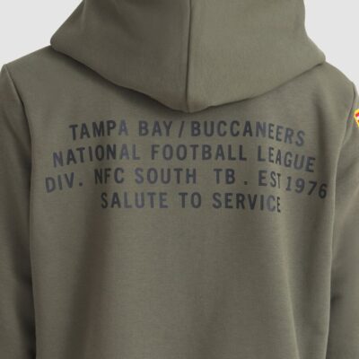 Tampa Bay Buccaneers Women's 2025 Salute to Service Sideline Standard Issue Dri-FIT Hoodie - Olive - Image 8
