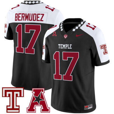 Temple Owls 2025 Vapor Limited Jersey - Black Alternate JoJo Bermudez