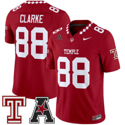 Temple Owls 2025 Vapor Limited Jersey - Crimson Peter Clarke
