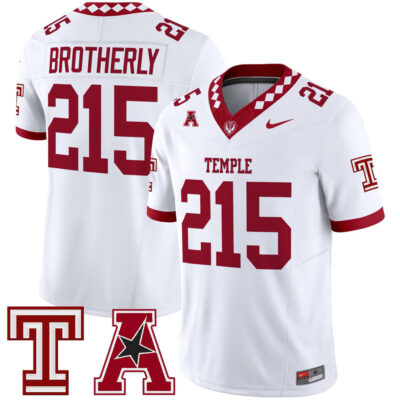 Temple Owls 2025 Vapor Limited Jersey - White Brotherly 215