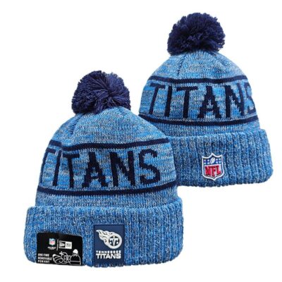 Tennessee Titans Cuffed Knit Hat with Pom
