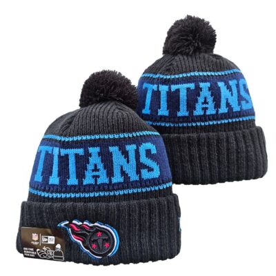 Tennessee Titans Cuffed Knit Hat with Pom