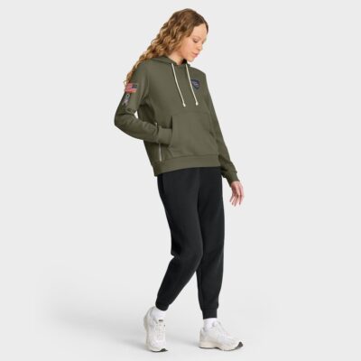 Tennessee Titans Women's 2025 Salute to Service Sideline Standard Issue Dri-FIT Hoodie - Olive - Image 3