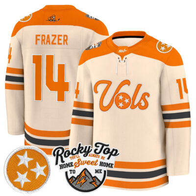 Tennessee Volunteers 2025/26 Premium Jersey - Cream Connor Frazer