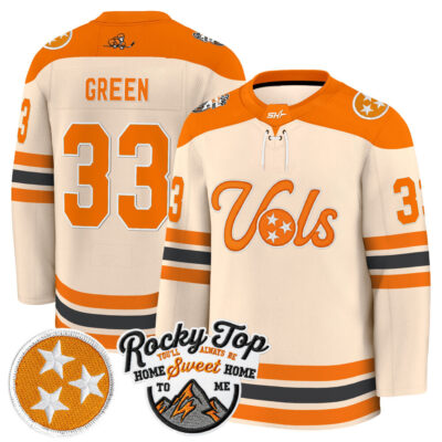 Tennessee Volunteers 2025/26 Premium Jersey - Cream Patrick Green