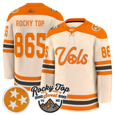 Tennessee Volunteers 2025/26 Premium Jersey - Cream Rocky Top 865
