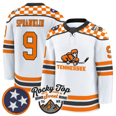 Tennessee Volunteers 2025/26 Premium Jersey - White Mitchell Spranklin