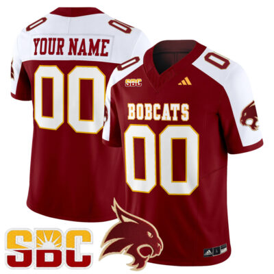 Texas State Bobcats 2025 Vapor Limited Custom Jersey - Maroon Alternate